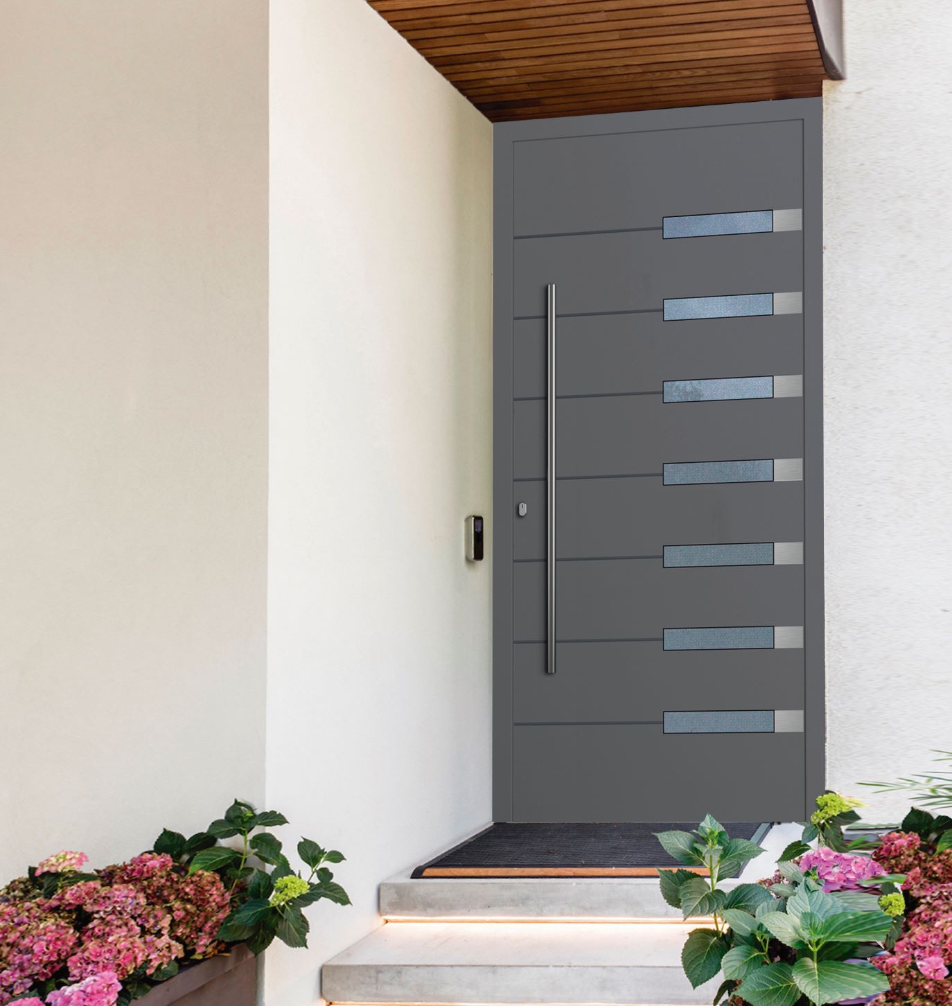 ALUMINIUM FRAME WITH THERMAL SEAL OUTDOOR DOORS