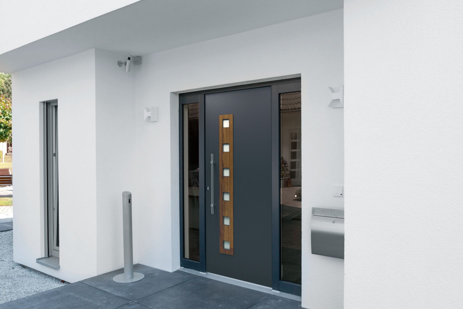 contemporary pivot entry door